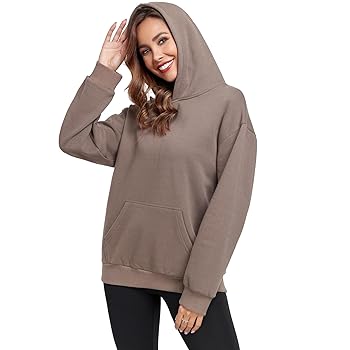 Felpa Donna Con Cappuccio WNEEDU - Scollo A V, Tasche, Maglione Autunno/Inverno, 90% Poliestere - Foto 4