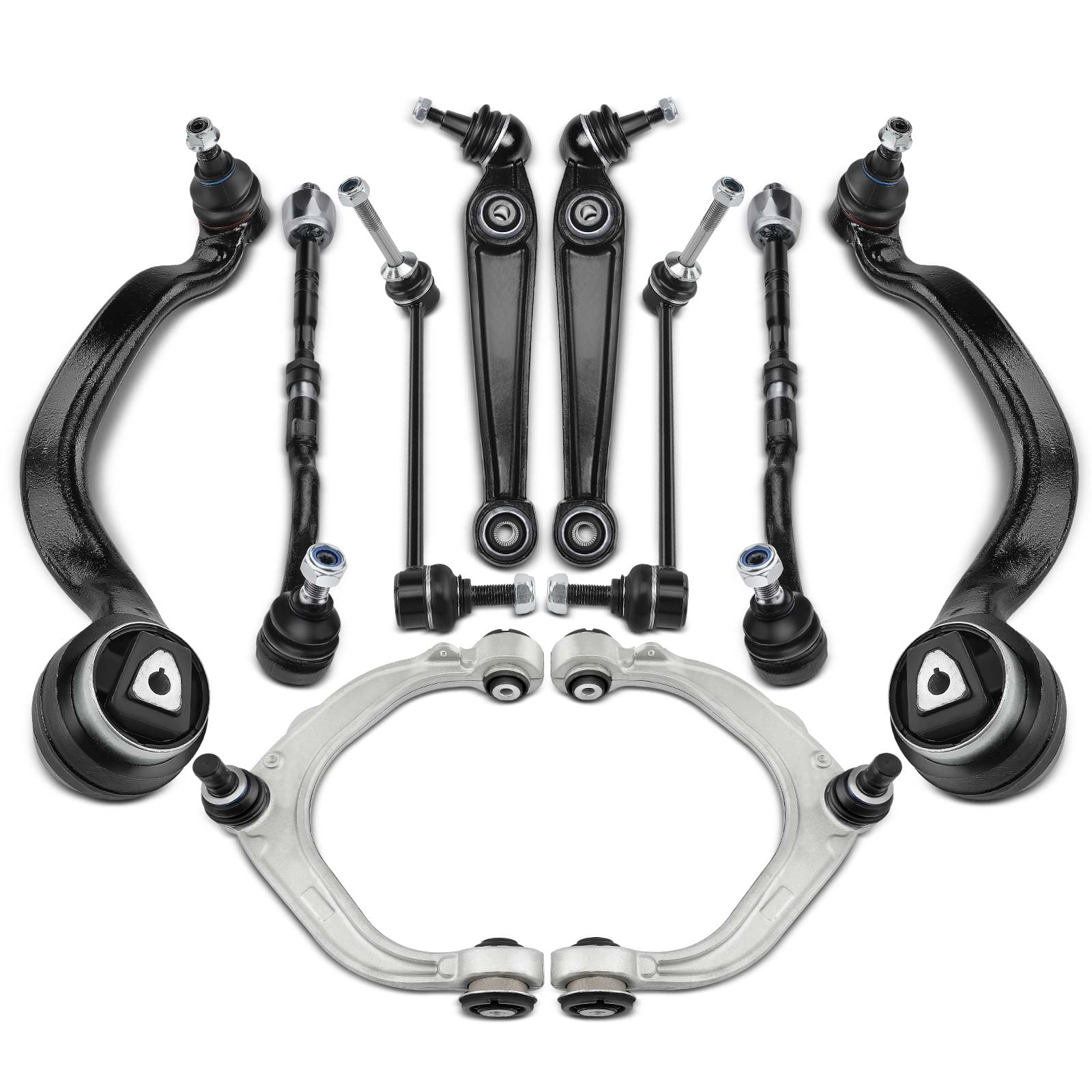 Frankberg 6 brazos de control + 2 rótulas axiales + 2 bieletas | Einbauposition:frontal, 31126771893; Compatible con: X6 E71 E72, X5 E70
