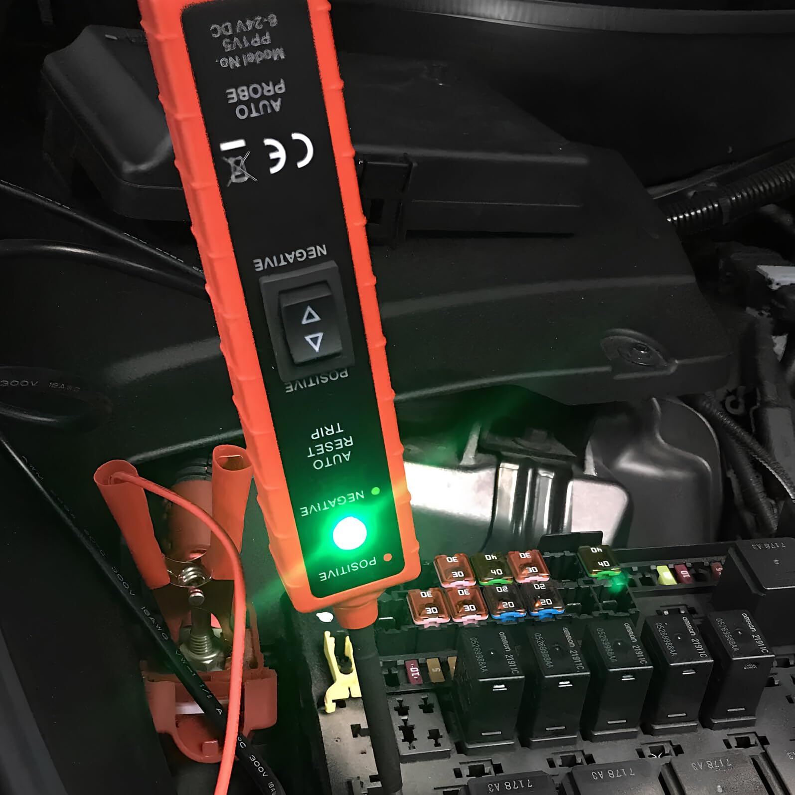 Probador de Circuitos Automotriz Multifuncional Precisa para Diagnóstico Rápido y Detección de Cortocircuitos Coches Motos y Camiones Herramienta Eléctrica Duradera