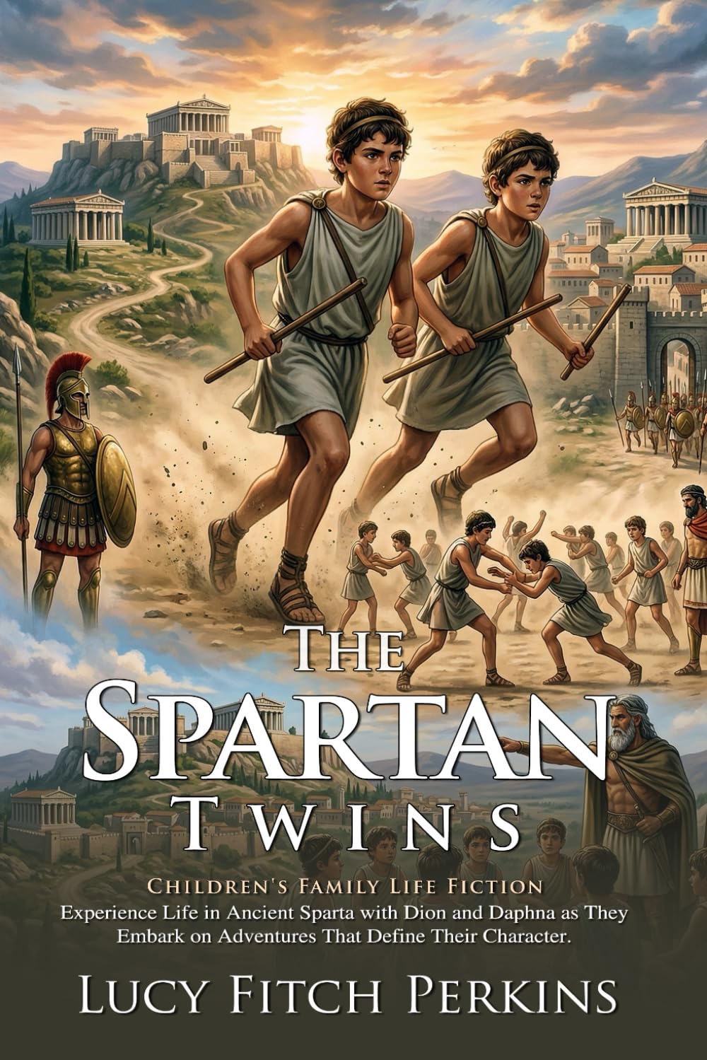 The Spartan Twins: Ancient Greek Adventure for Brave Young Readers: Authentic Tales of Spartan Bravery - Illustrated with Biography and Commentary