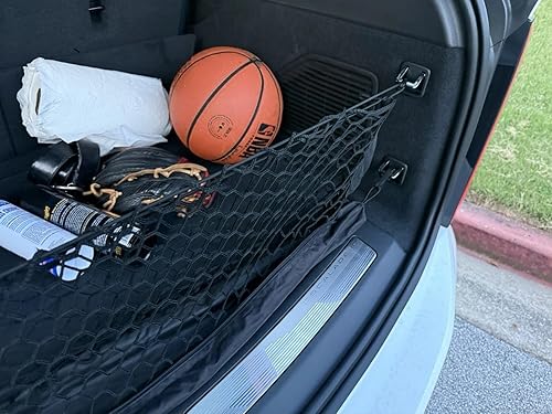 Miniatura 9 de Red de carga organizadora de maletero trasero para Cadillac Escalade 2015-2023 – Red de carga estilo sobre para SUV – Organizador de maletero