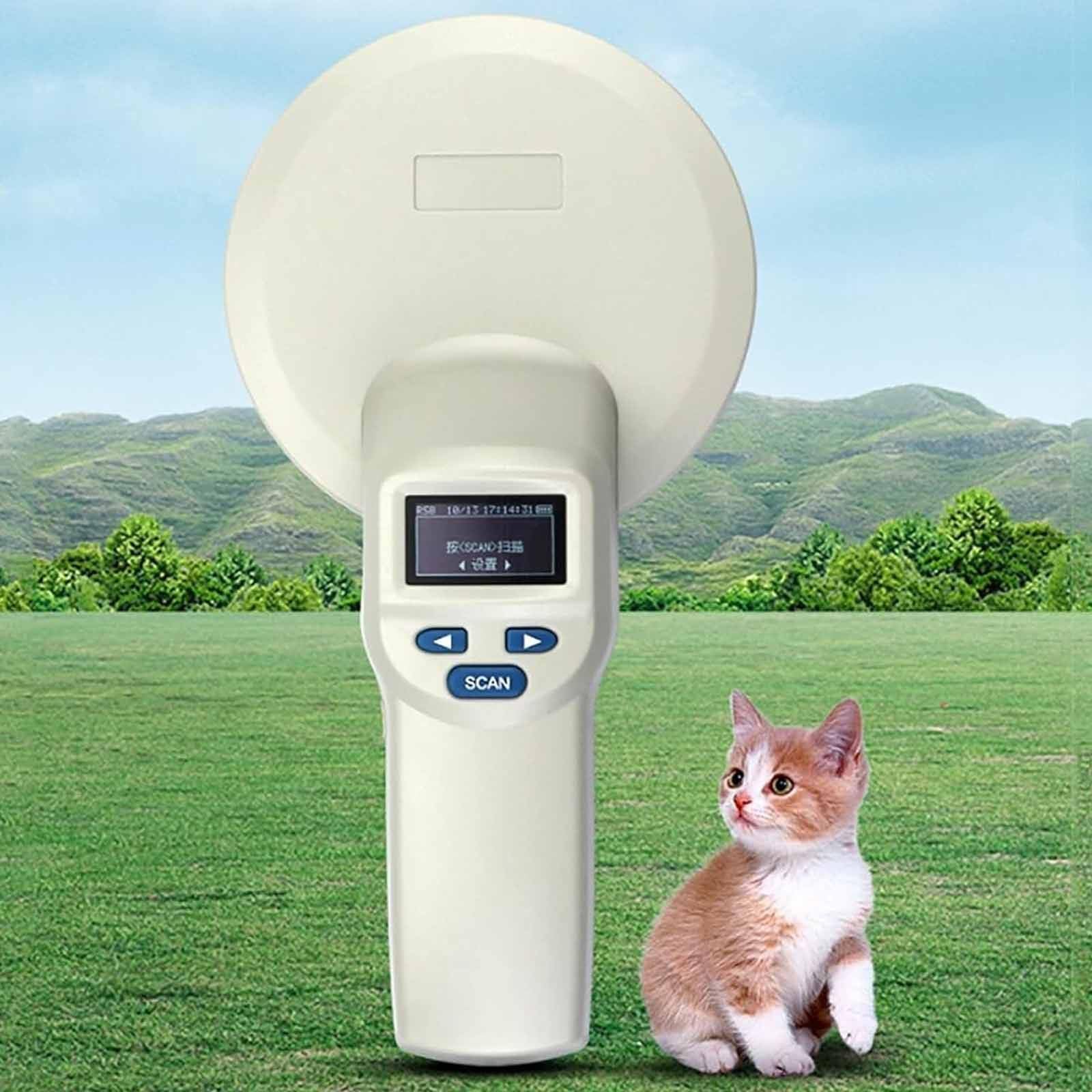 Lecteur de microchip portable pour animaux scanneur puce électronique chat