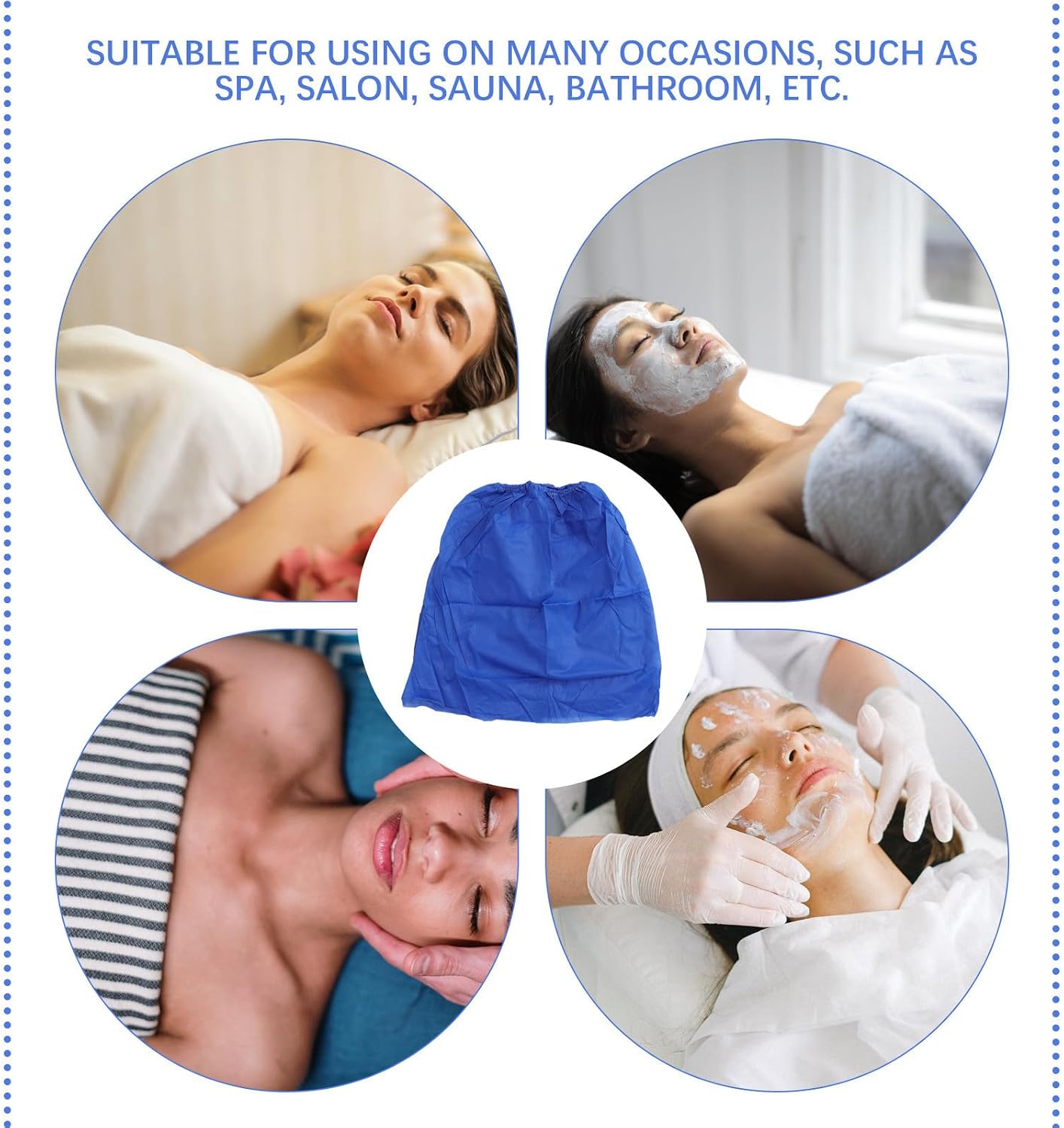 VICASKY 10pcs Disposable Bath Skirt for Women Made of Sturdy Non-woven Fabric, Convenient to Handle for Salon or Bathroom Use, Lightweight and Not Easy to Break