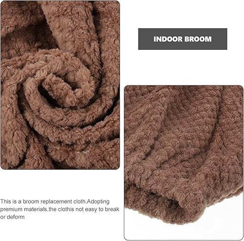 Miniatura 4 de UPKOCH Paquete de 2 fundas integradas para escoba para limpieza de suelos, funda de escoba de microfibra reutilizable para quitar el polvo de