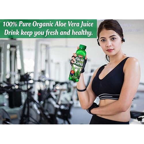 OKF Aloe Vera King Drink, Pineapple, 16.9 Fluid Ounce - View #5