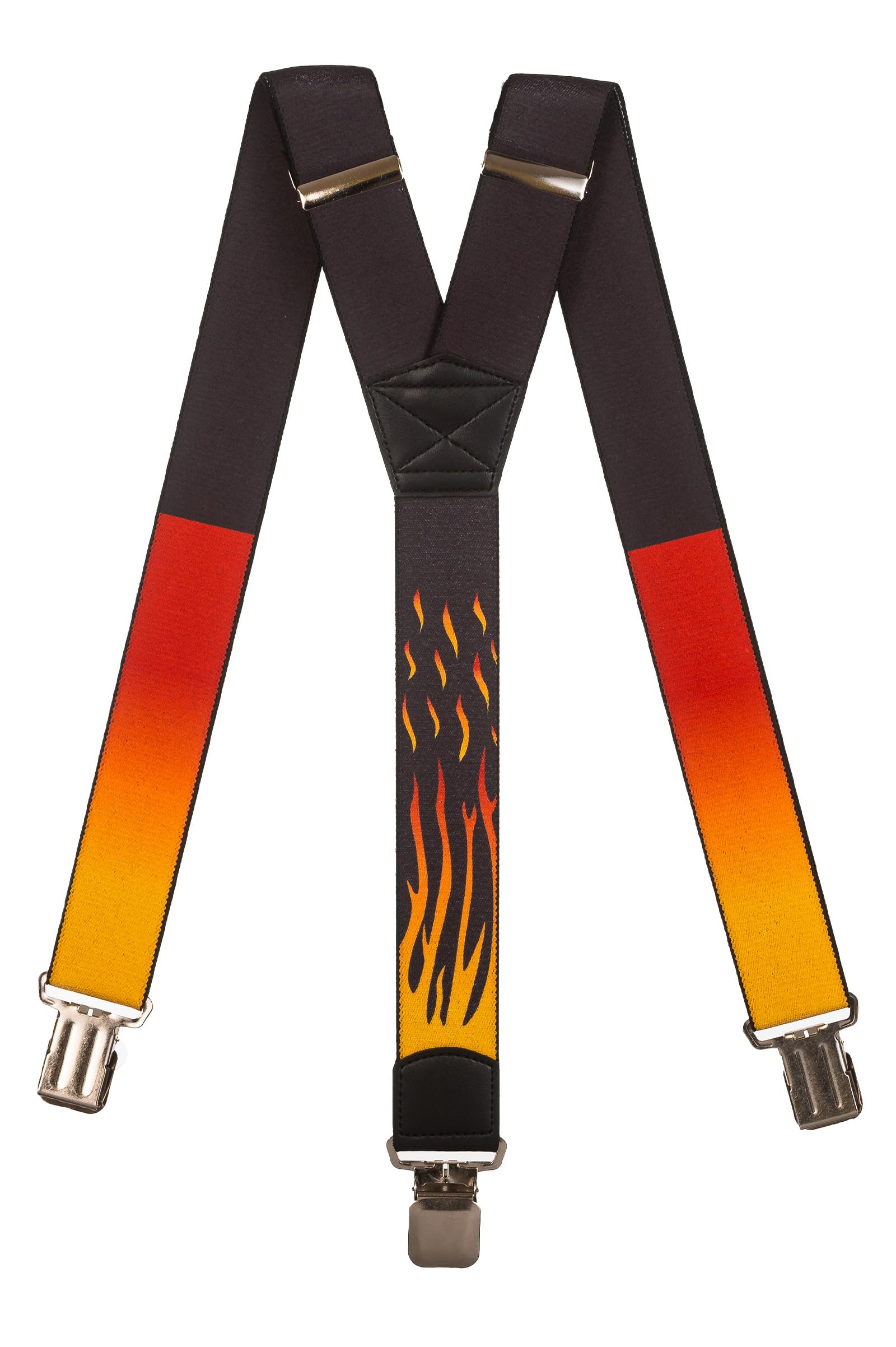 Olata Heavy Duty Fire Pattern Braces/Suspenders - 4cm. Y-Shape