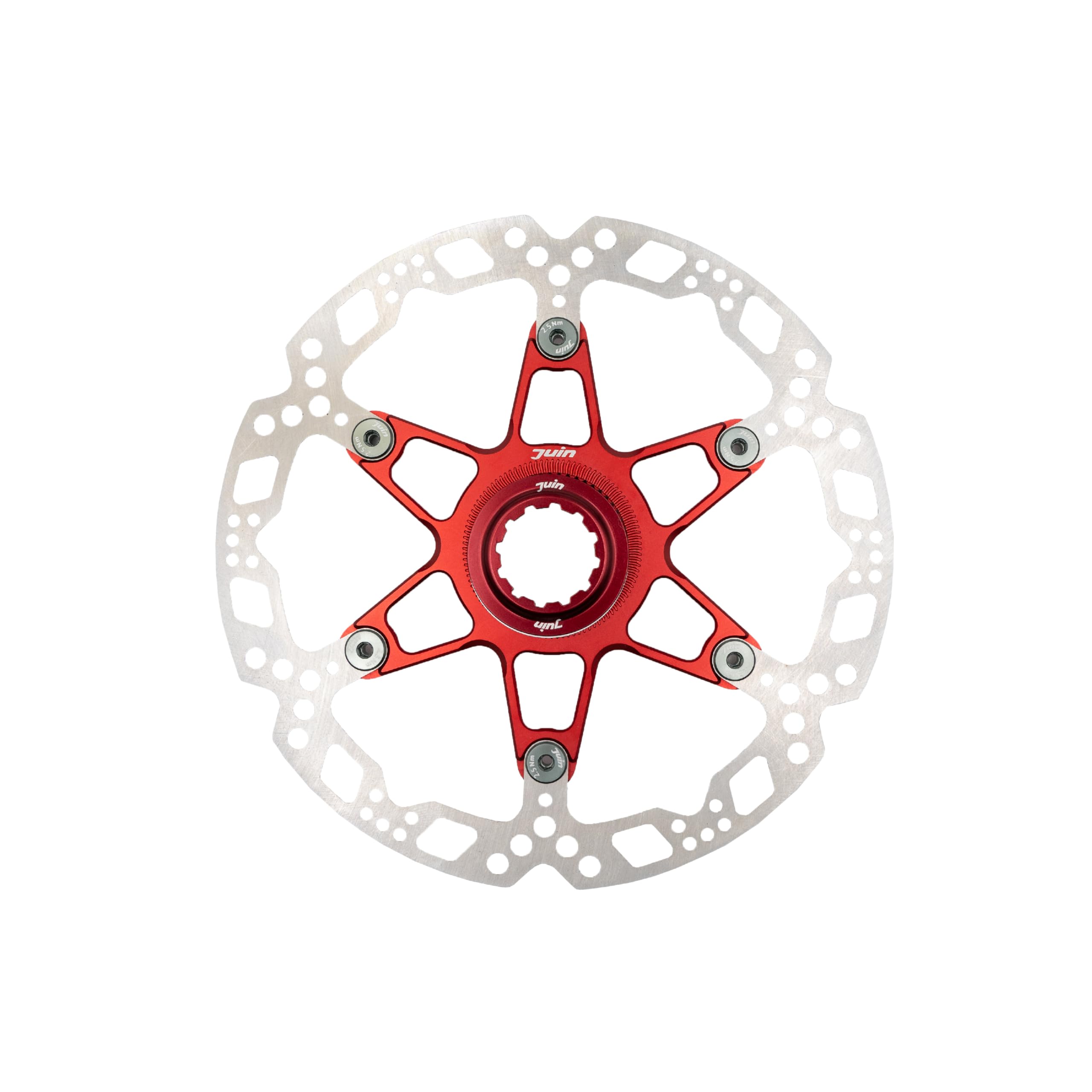Juin RT01 Centerlock Disc Brake Rotor, Red, 160mm