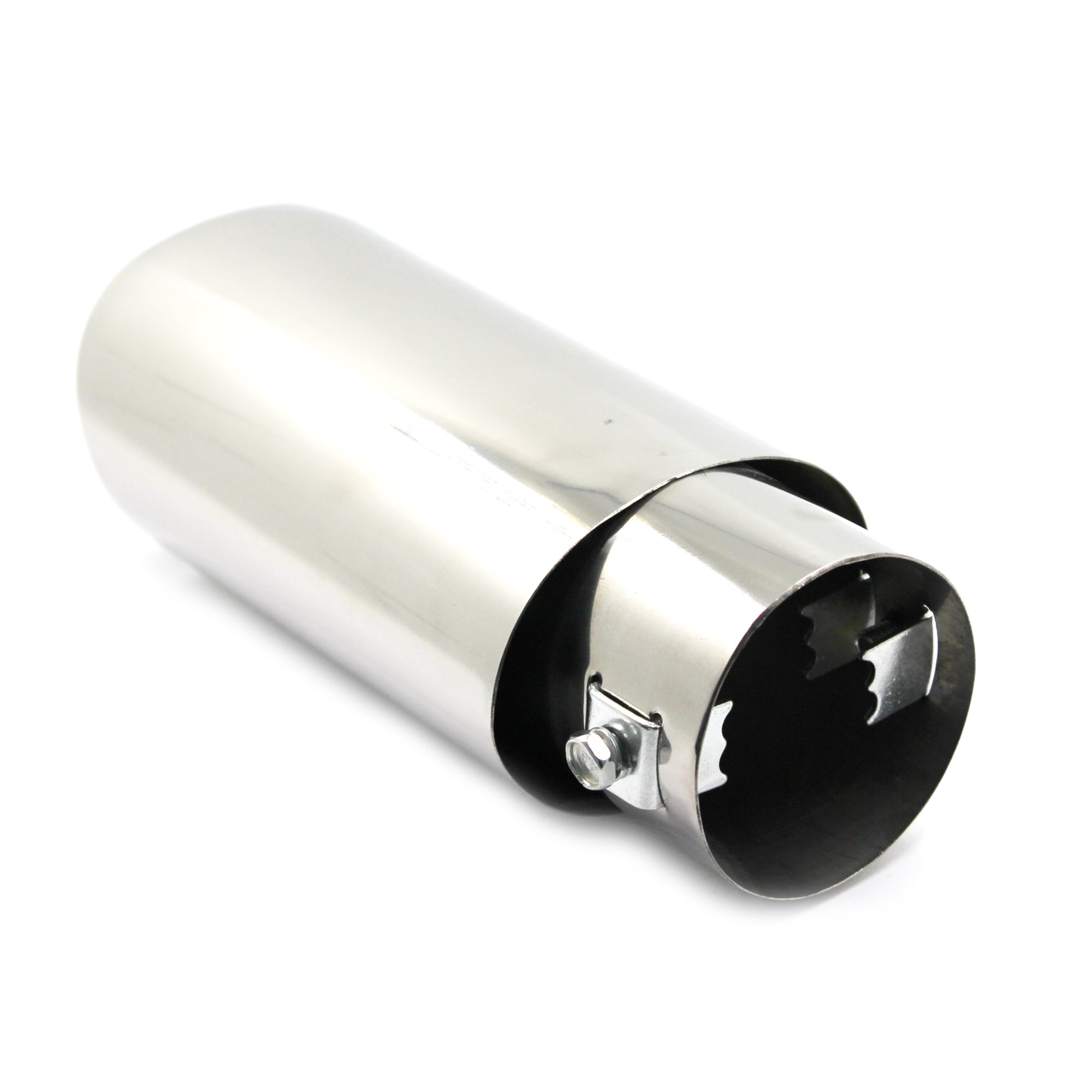 Modauto - Cola de Escape, Terminales de Escape, Escape Universal de Coche, Modelo F135, Acero Inoxidable …