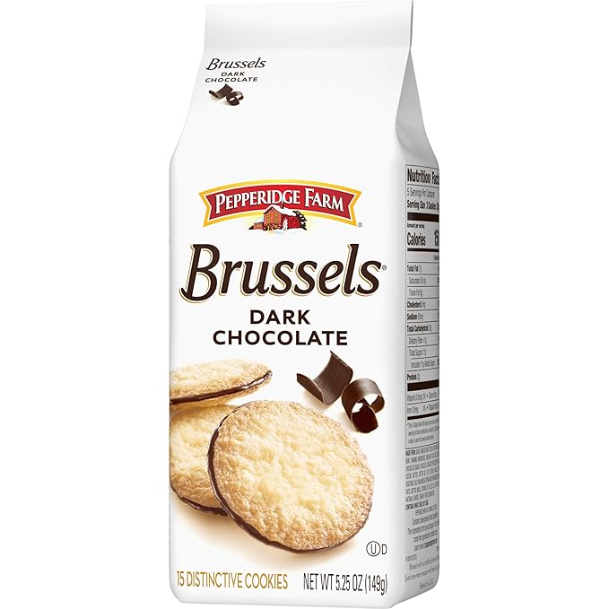 Pepperidge Farm Brussels Chocolate Oscuro 15 Galletas 5.25 oz miniatura 10