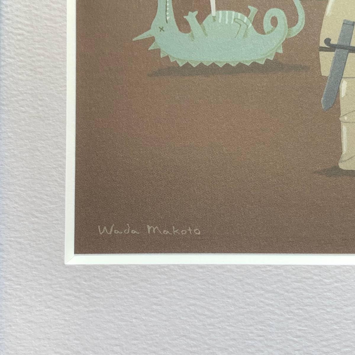 Amazon.co.jp: □和田誠 『戦いはおわり ピースきたる』A4サイズ 額