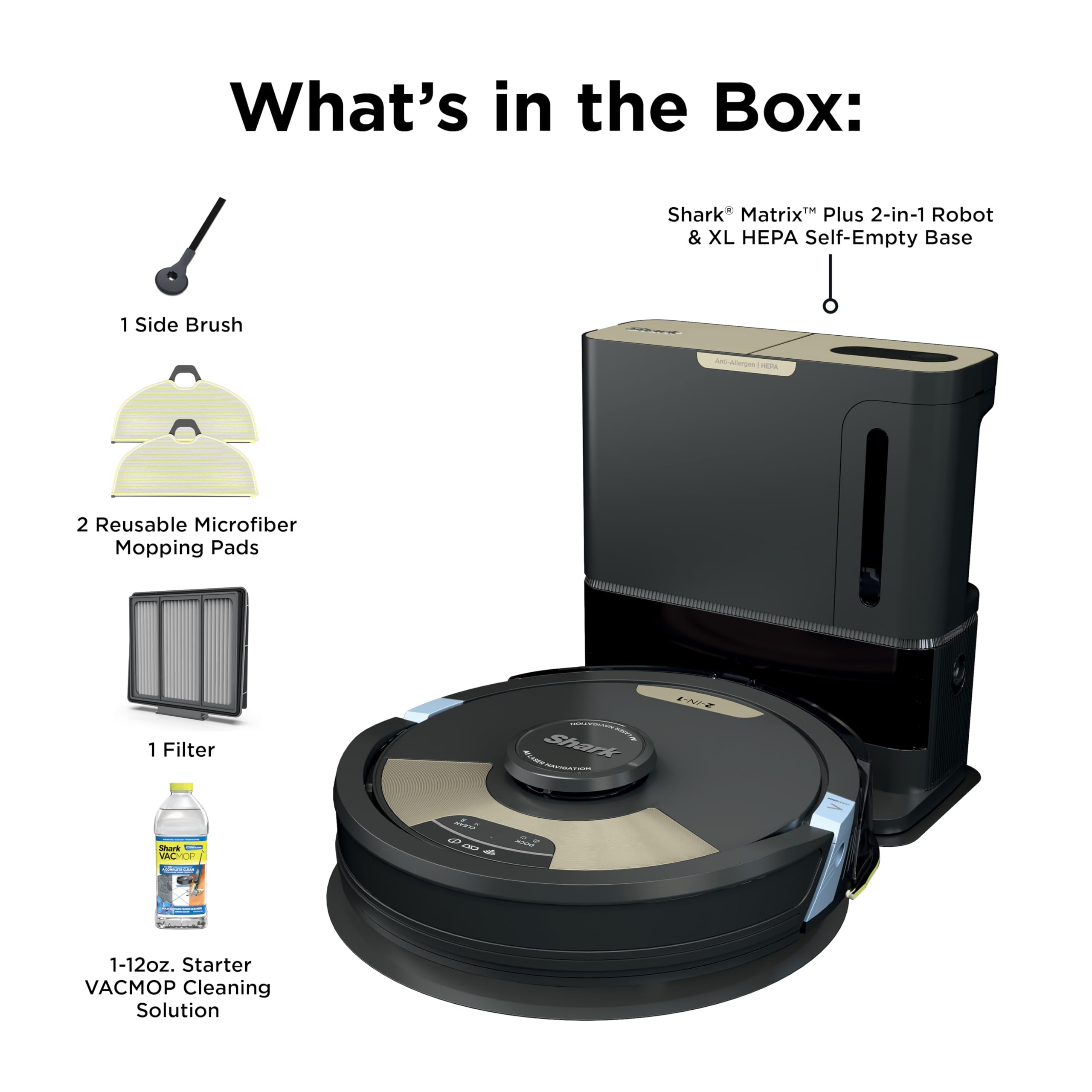 Shark Matrix Plus Robot Vacuum & Mop - Self-Emptying -11