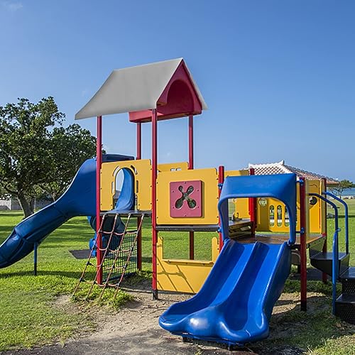 Miniatura 2 de Rehomy Cubierta de techo impermeable de 52 × 89 pulgadas para patio de recreo, reemplazo para juegos al aire libre, juego de columpios, impermeable