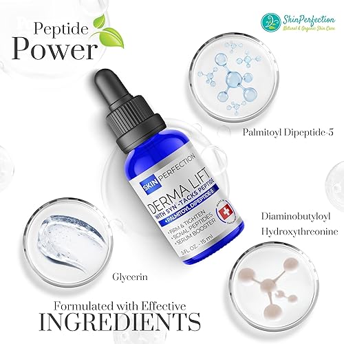 Miniatura 3 de Syn Tacks Palmitoyl Dipeptide 5 Levantamientos Anti-Envejecimiento Reafirmante Péptido Loción Hacer Diy Suero Booster Original Suppleness Youthful