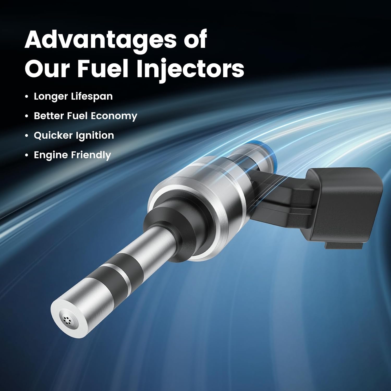 Fuel Injectors Compatible with Chevy Colorado GMC Canyon 2017-2022 Acadia 2017-2023 Camaro 2016-2023 Blazer 2019-2023 Buick LaCrosse 2017-2019 & ATS CT6 CTS XT5 XT6,3.6L,12647362 GDI Set of 6