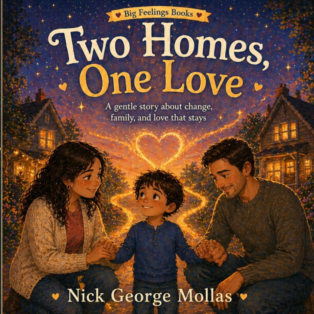 Two Homes, One Love: A gentle story about change, family, and love that stays (The “Hearts That Stay” Series)