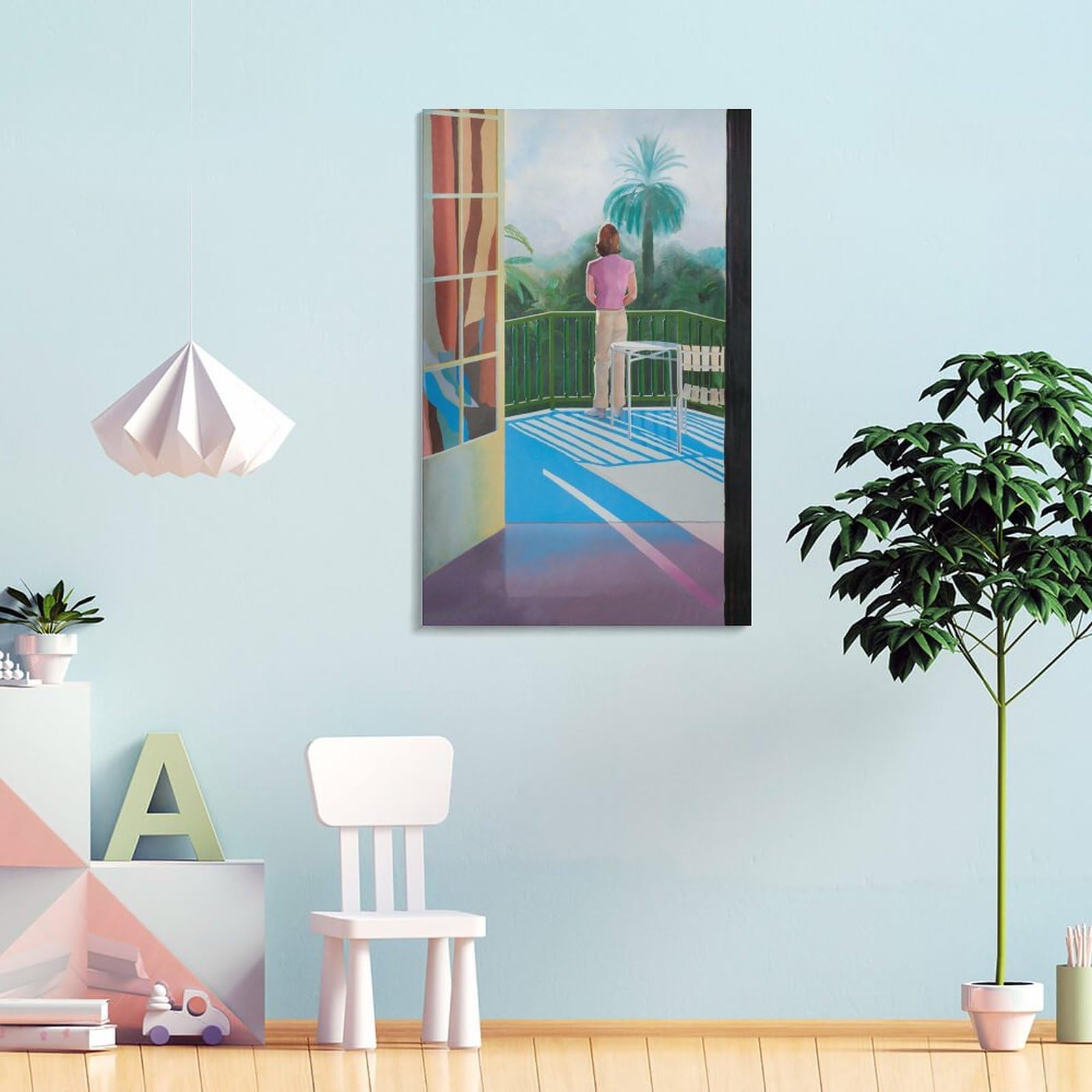 Amazon.co.jp: David Hockneyデイヴィッド・ホックニー絵画 花ポスター