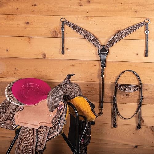 Miniatura 8 de Schneiders Doble S Reno - Caballo con banda para la cabeza  Elegante accesorio ecuestre  Hebilla de acero inoxidable duradera  Tamaño ajustable