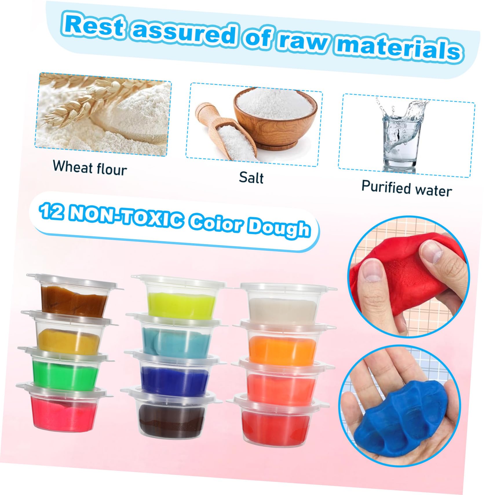 GALPADA Set di Accessori per Giocattoli da Cucina per Bambini 51 Pezzi in Abs Design Multifunzionale per Gioco Educativo e Divertente Durante le Festività