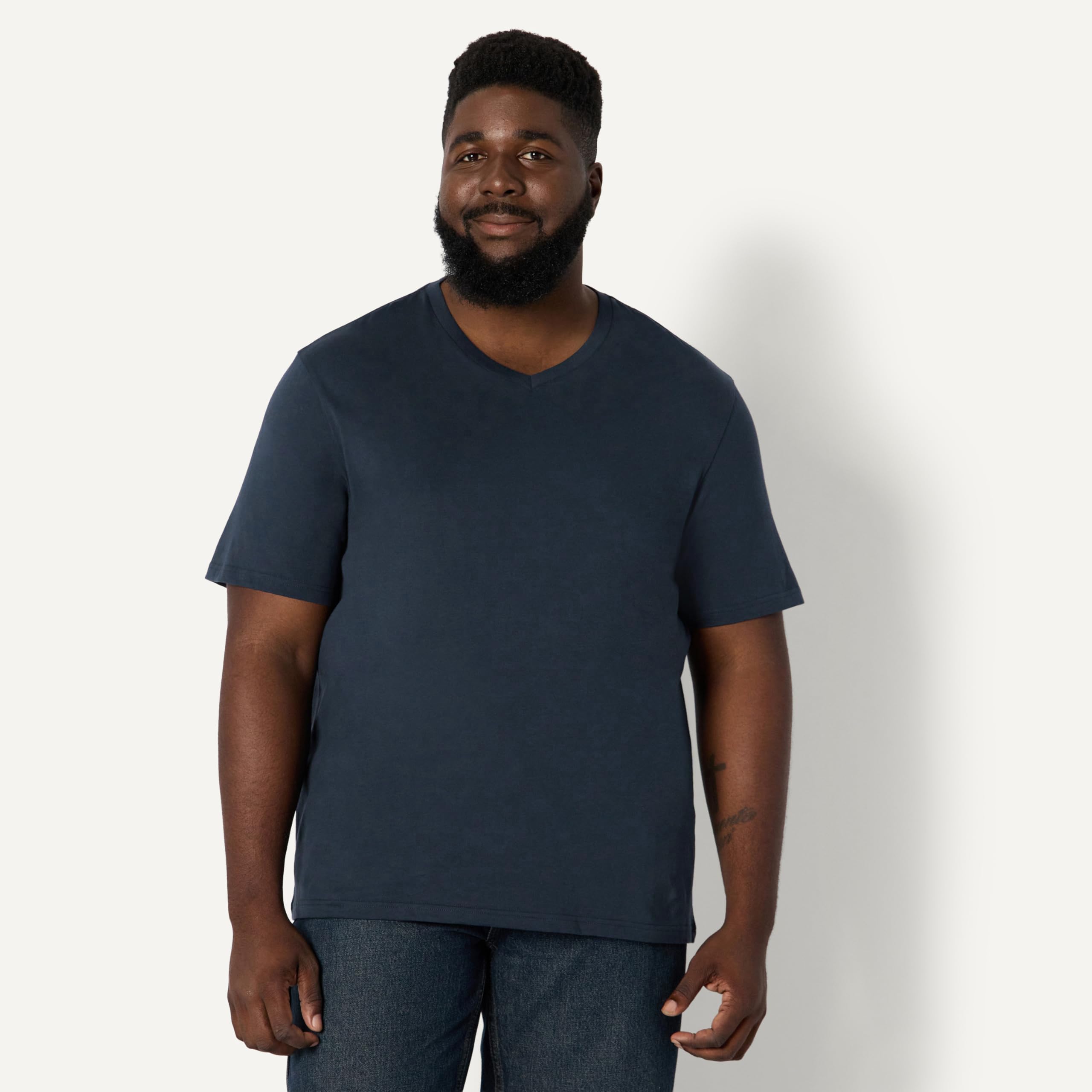 Amazon Essentials T-Shirt Ras-du-Cou à Manches Courtes, Coupe Standard Homme, Lot de 6