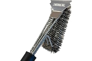 Pork Barrel BBQ Grill Brush and Scraper: Essential Grilling Accessory for Cleaning Outdoor Grills