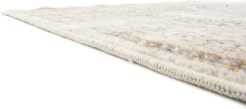 Miniatura 9 de Unique Loom Chateau Collection - Alfombra de área Wilson (3' x 13' 1", color beige/azul)