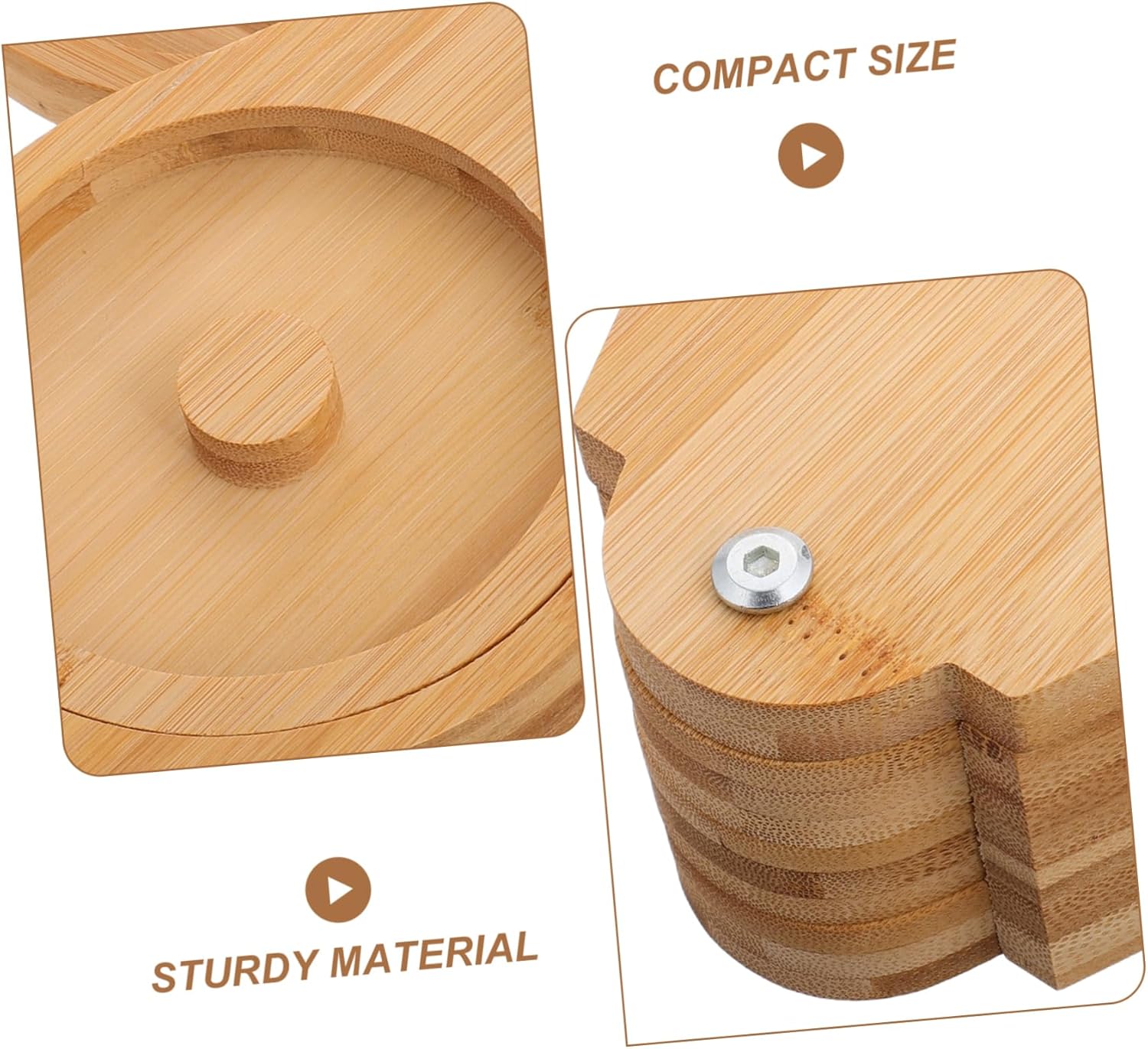 Sugar Box Rotating Spice Container Lid Kitchen Organizer for Salt Sugar Seasonings