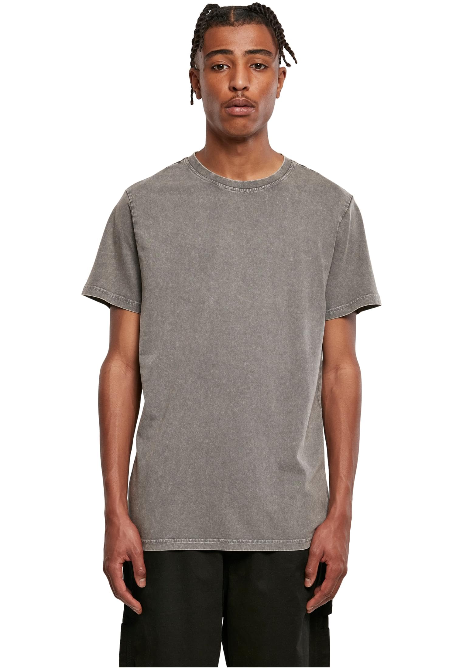 Build your Brand Men's T-Shirt, Asphalt, M