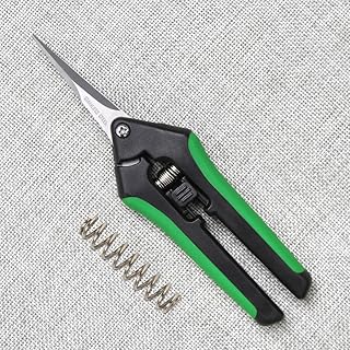 LDK Gardening Hand Pruner Pruning Snip Pruning Shears for Bud, Garden Trimming Scissors with Stainless Steel Curved Blade...