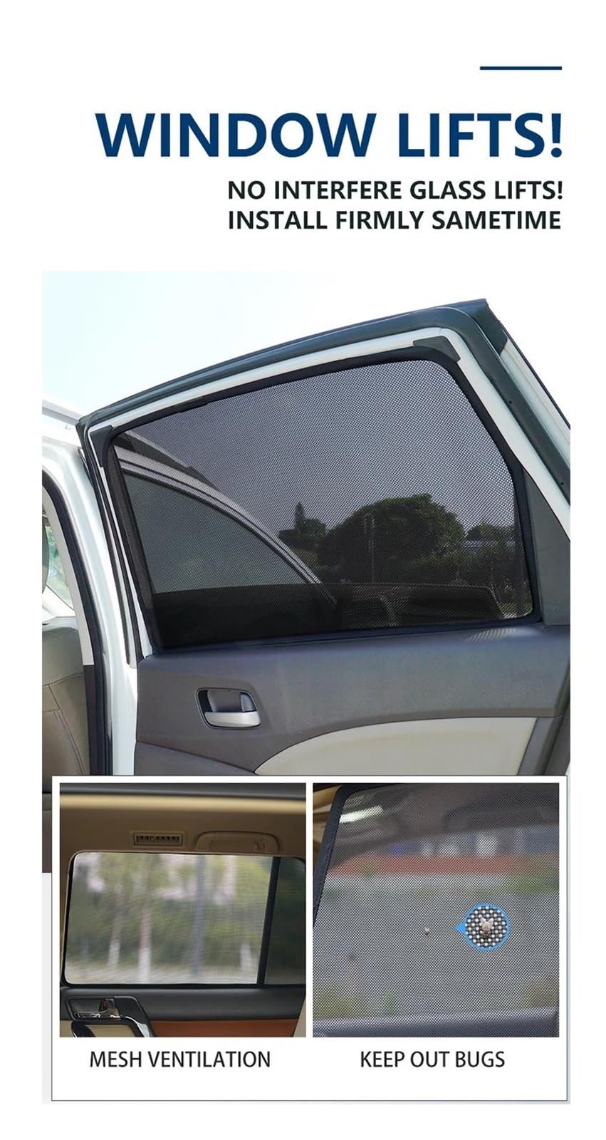Parasoles Parasol para Parabrisas Delantero Coche, Cortina Opaca para Mercedes para Benz Clase B W247 2019-2023 Parasol Trasero(Rear 5pcs)