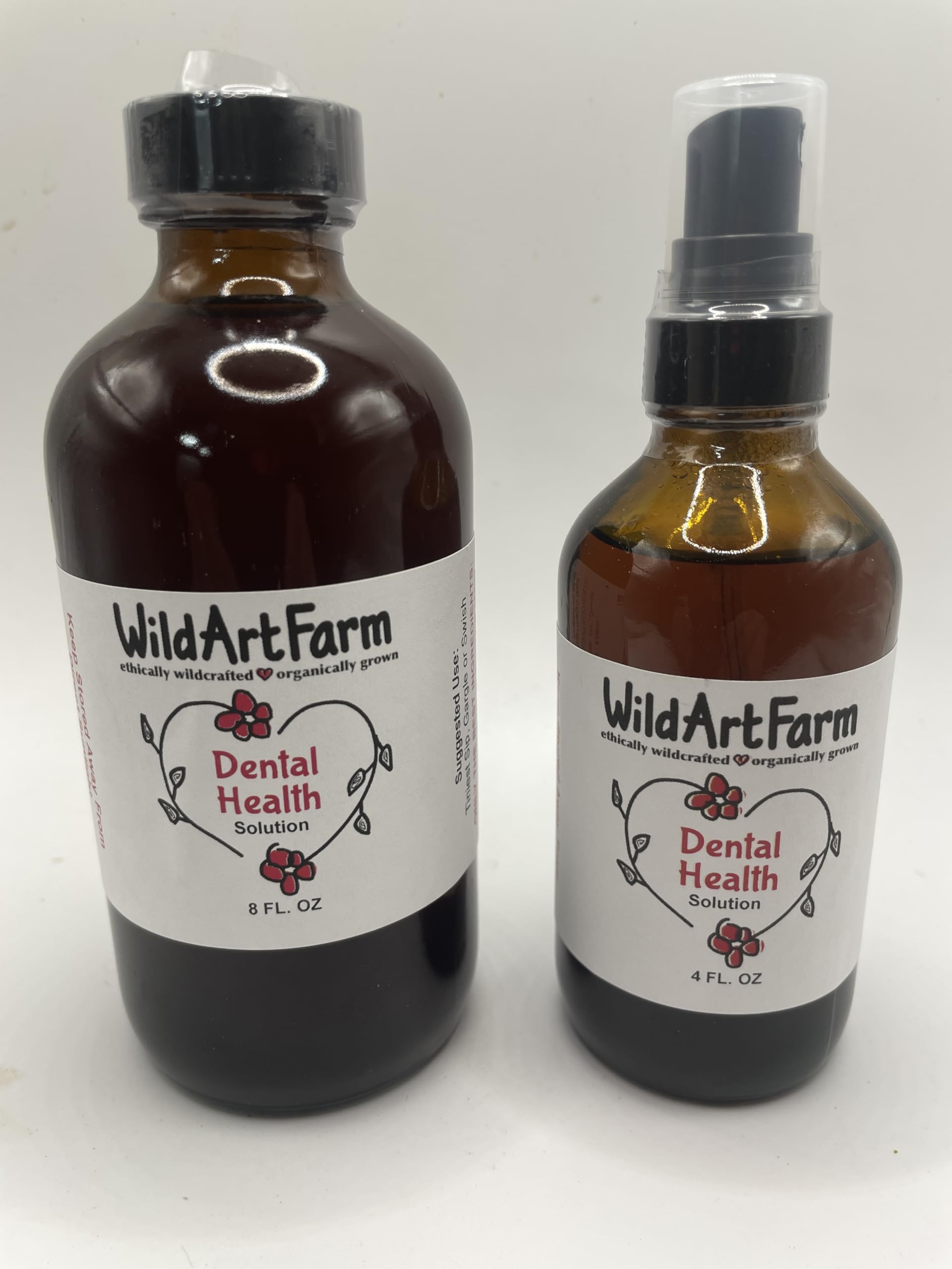 Spilanthes Based Dental Health Solution - Herbal Mouthwash, Rinse & Gargle - Spray or Bulk Bottle (4 oz. Spray Bottle)