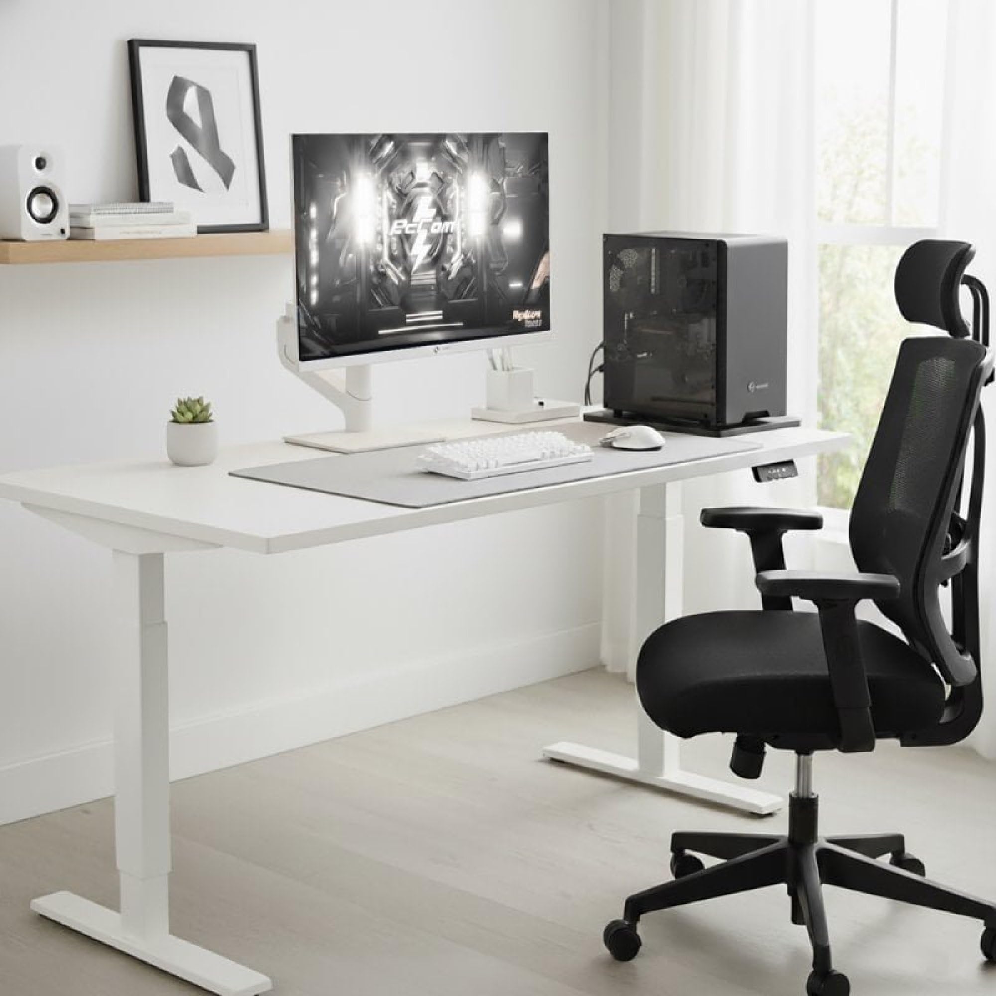 PcCom Work PC Desktop Intel Core i5-12400, 32GB RAM, 1TB SSD, Computer per Ufficio e Smart Working, PC Professionale Senza Sistema Operativo