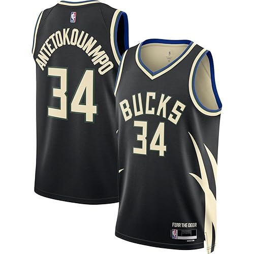 Giannis Antetokounmpo #34 Bucks Association Jersey Giannis Antetokounmpo #34 Bucks Association Jersey — officially licensed fan gear
