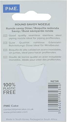 Miniatura 4 de Jem Enterprises - Boquilla redonda redonda para decoración de tuberías #3R