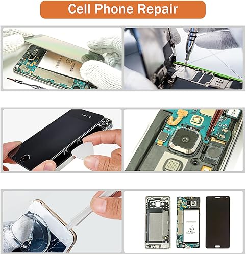 Miniatura 5 de VINCA PSDA-01 Kit de destornilladores de precisión 63 en 1 con 57 puntas, kit de herramientas de reparación electrónica de controlador magnético