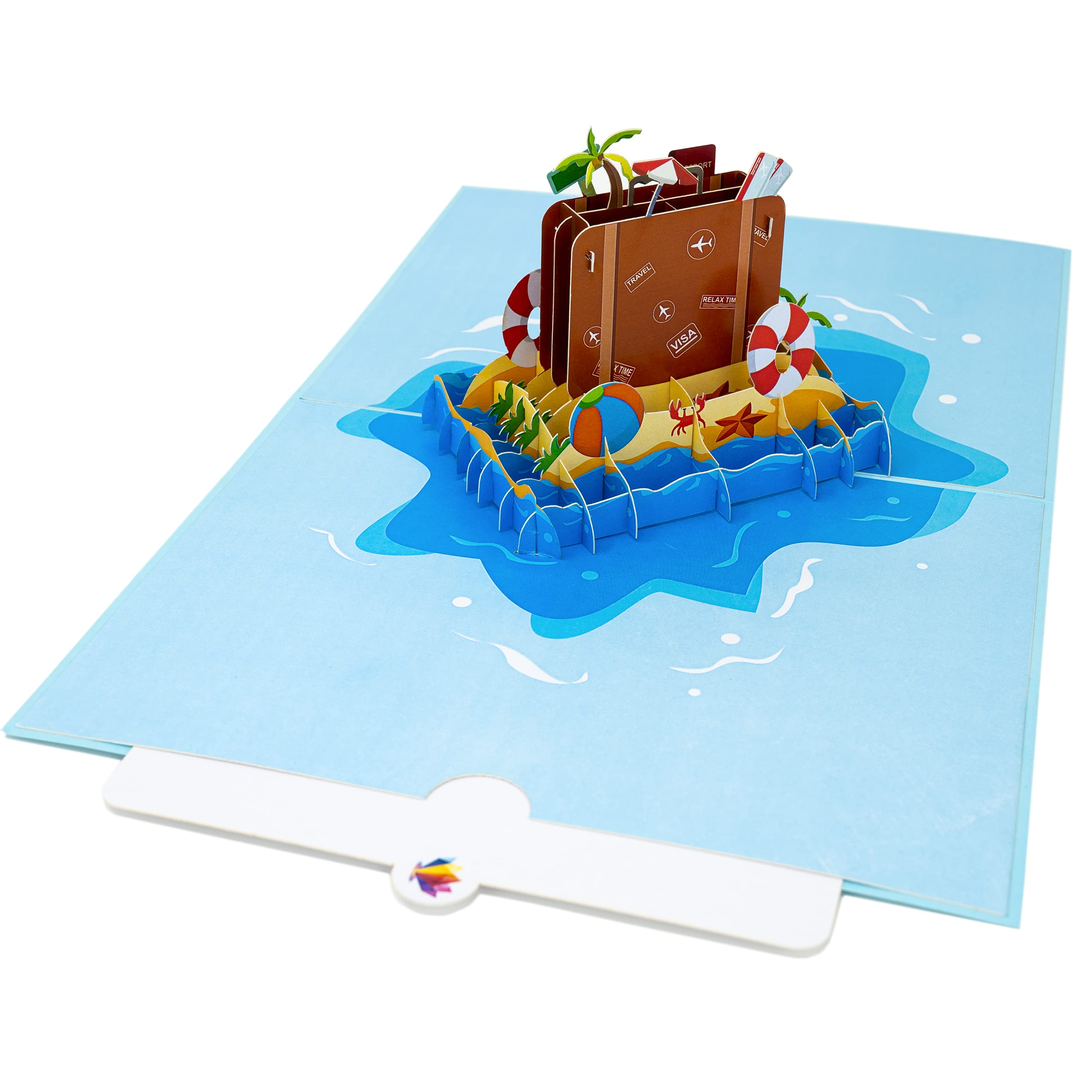 LIMAH® Pop-Up 3D Travel Card/Voucher Card for Holiday Travel, Excursion - Image 4