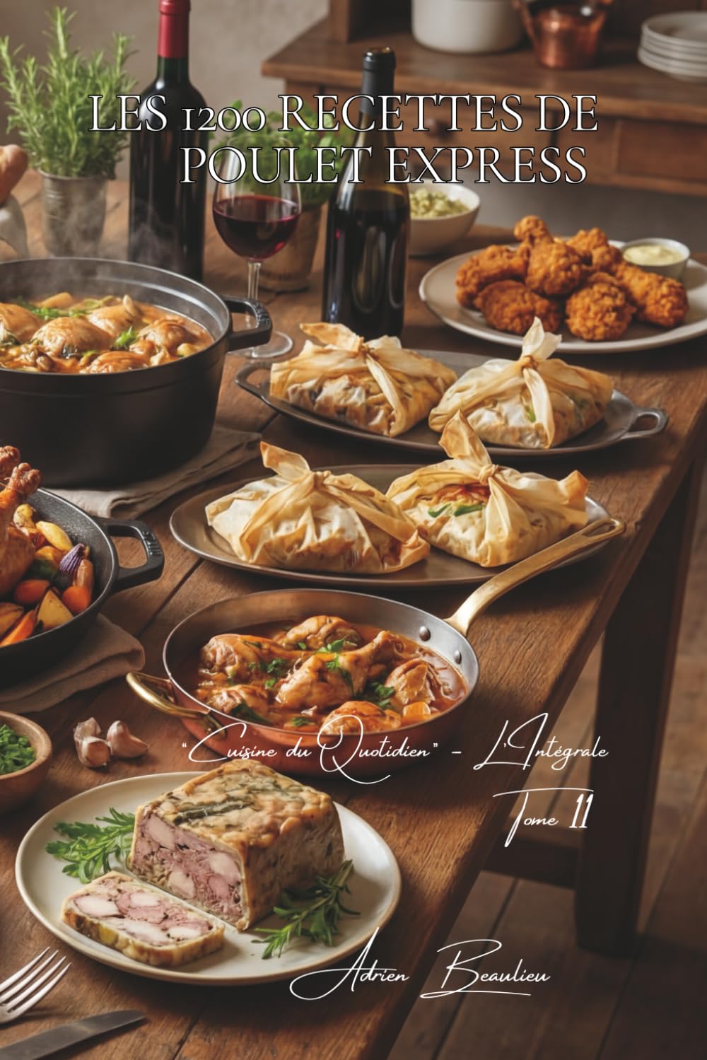 Les 1200 Recettes de Poulet Express: Rôtis, grillés, braisés, mijotés, à la plancha, et plus (Une Encyclopédie Culinaire — Série 6 — La Cuisine Française du Quotidien — L'Intégrale)