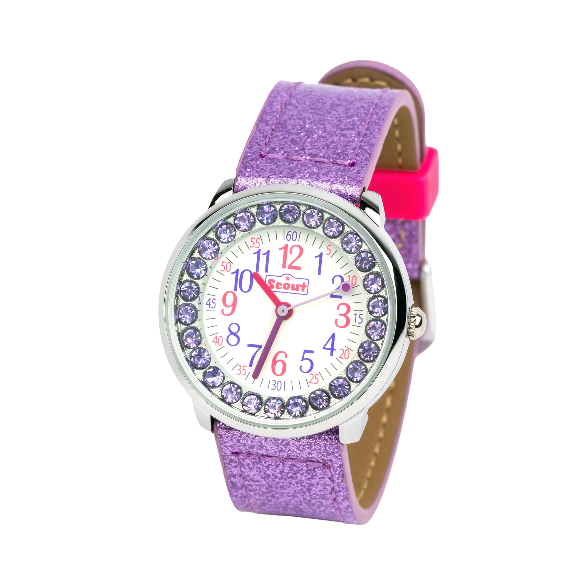 SCOUT Mädchen Analog Quarz Uhr mit Kunststoff Armband 280381011