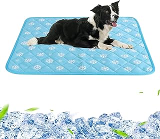Lollanda Kühlmatte für Hunde Selbstkühlende Hundematte Sommer Kühlkissen Wasserdicht rutschfeste Haustier Matte Zuhause Unterwegs Auto (L) product image