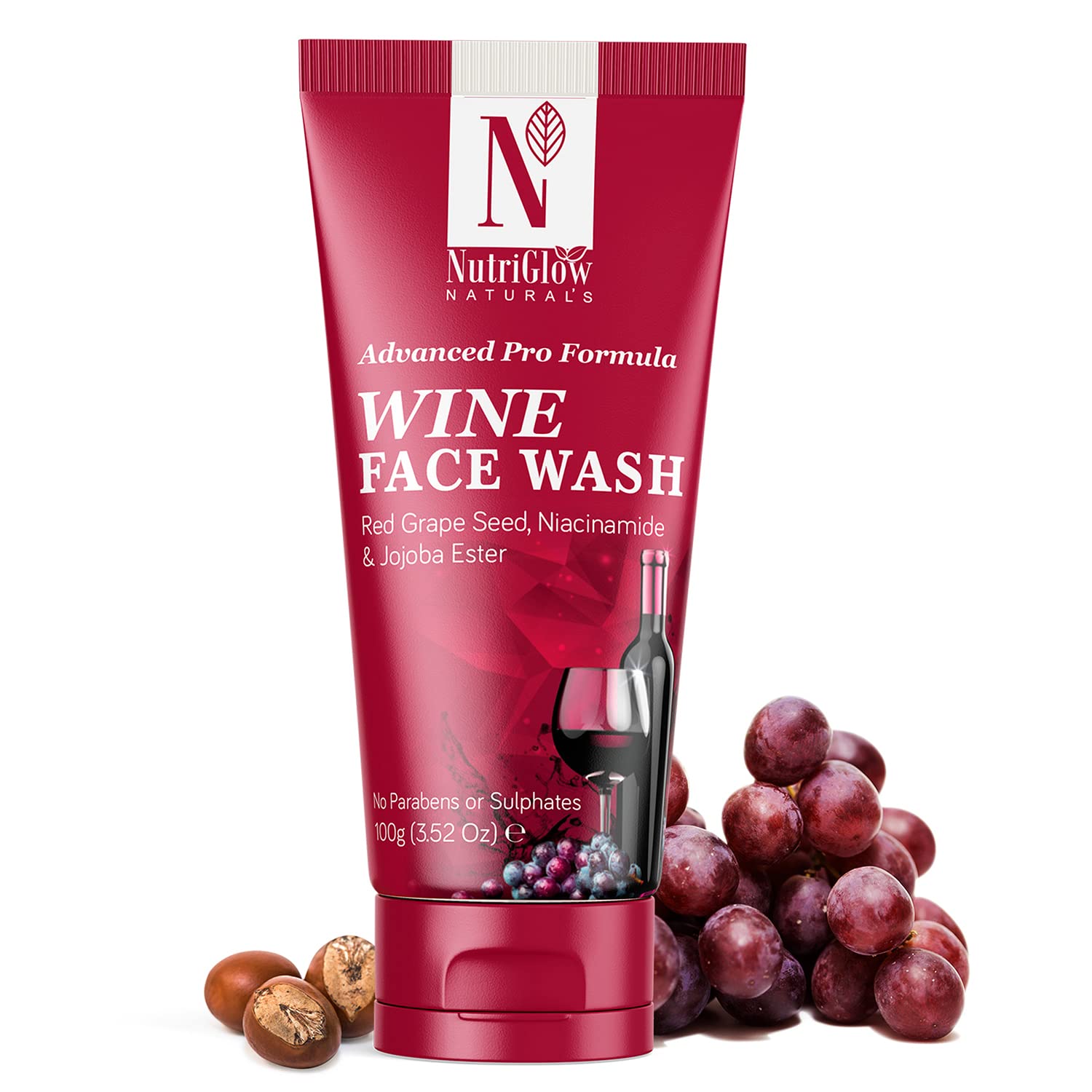 NutriGlow NATURAL'S Advanced Pro Formula Wine Body Lotion for Deep Nourishment (150 ml)