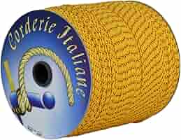 Cordino Intrecciato Treccia Sky 2mm - 50mt Verde Fluorescente/Arancione - Foto 5