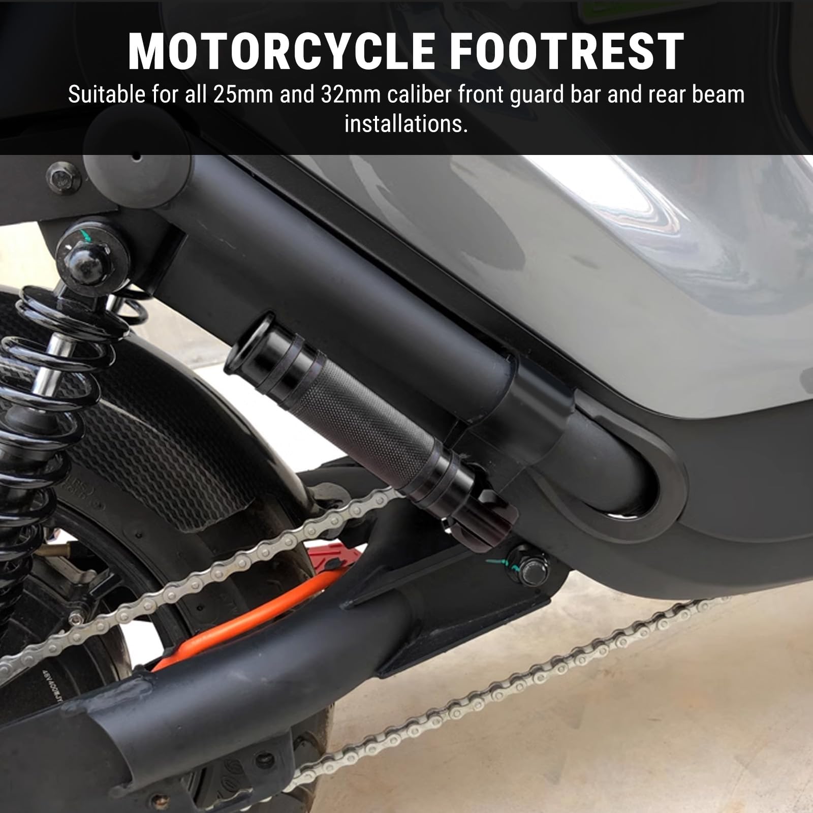 Poggiapiedi per Moto Universale CNC Poggiapiedi per Moto Pedale Accessorio per Montaggio