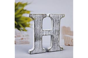 Unleash Your Creativity with the 4 Inch Wooden Block Letter H
