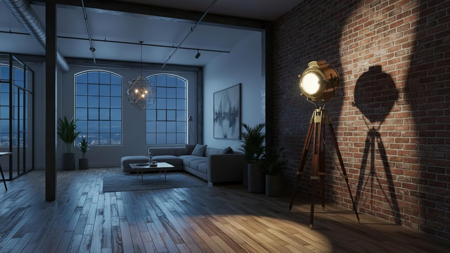 THOR INSTRUMENTS Antique Nautical Spotlight Searchlight Wooden Tripod Floor Lamp Vintage Home Decor Rustic Vintage Home Decor Gifts