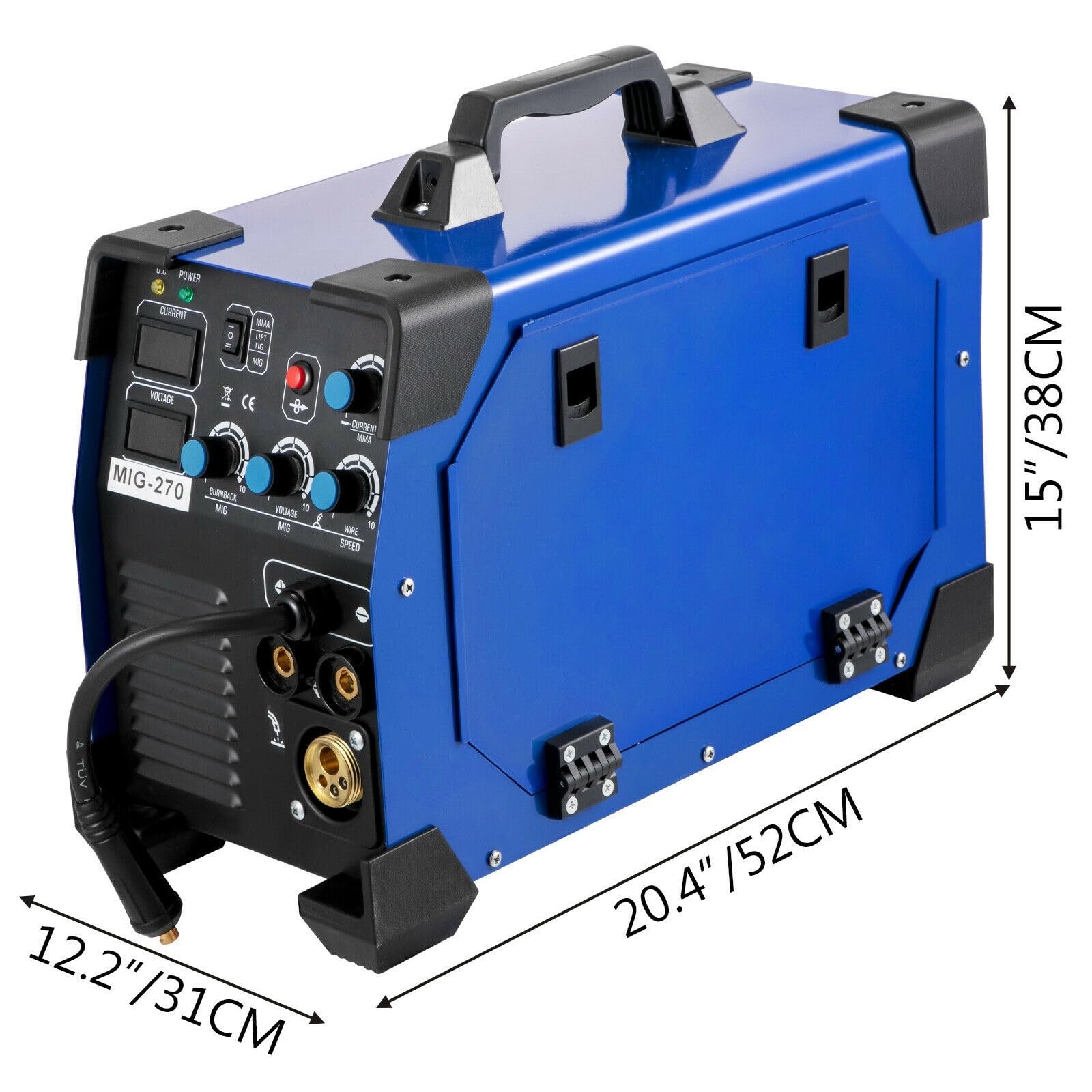 Ulepszona wersja spawarka MIG spawarka 270A MIG MMA TIG 3 w 1 spawacz Combo