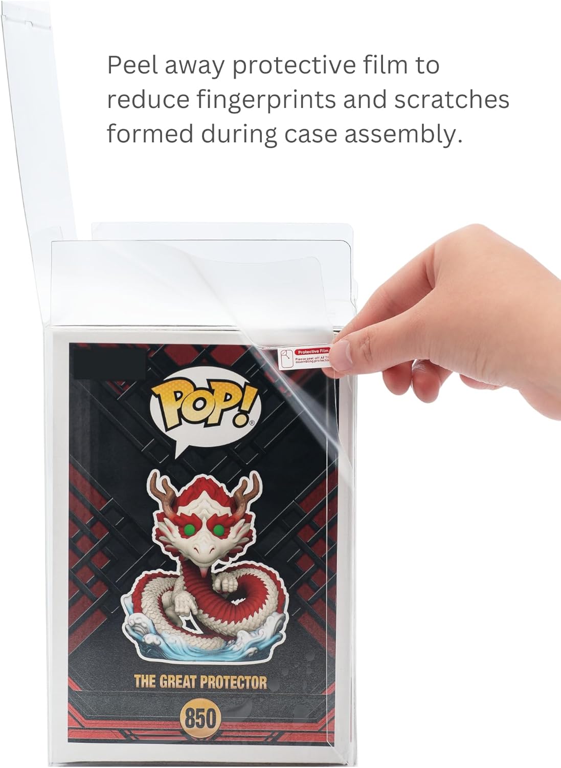TitanShield (10 Count) 0.5MM [6-INCH] Compatible with Funko UV and Scratch Resistant POP! Protectors Sleeve Case