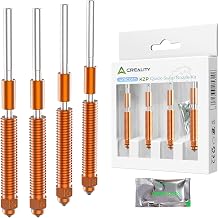 Official K2 Plus Nozzles, Unicorn Quick-Swap Nozzle Kit 0.4mm 0.6mm 0.8mm, Copper Alloy and Hardened Steel Nozzle Suitable for Creality K2 Plus, Creality Hi Combo 4PCS