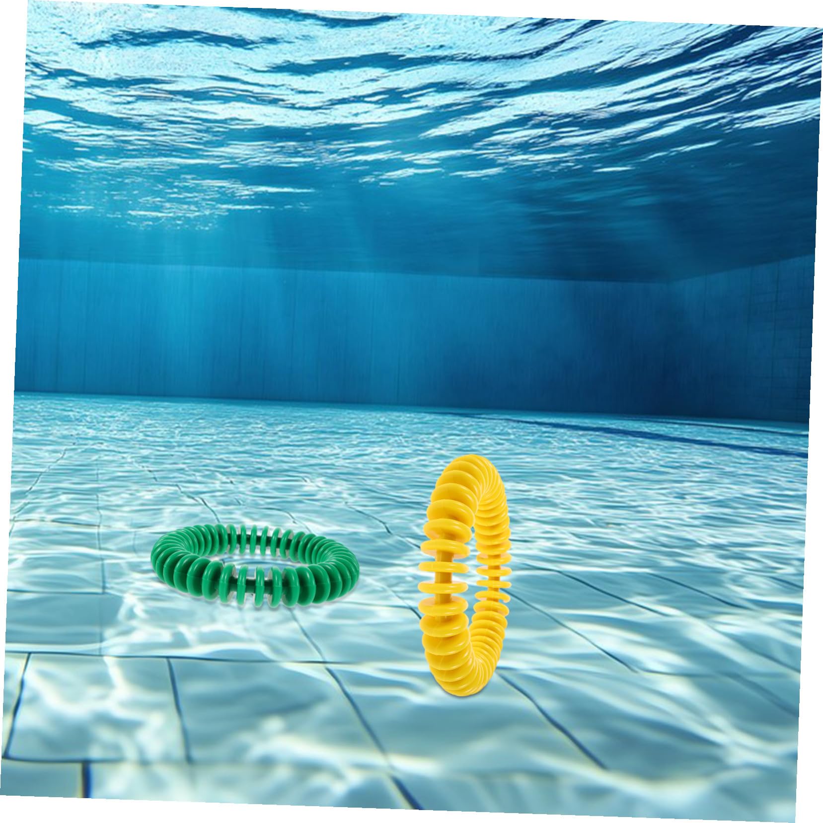 4 Piezas Anillos de Buceo para Piscina de Juguetes Acuáticos de Plástico y Resistente para Entrenamiento Submarino Infantil para Fiestas Verano