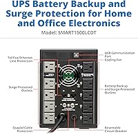 Vista 2 de Sistema de alimentación ininterrumpida, de la marca Tripp Lite, AVR, 120 V, con pantalla LCD, USB y coaxial RJ45 Negro
