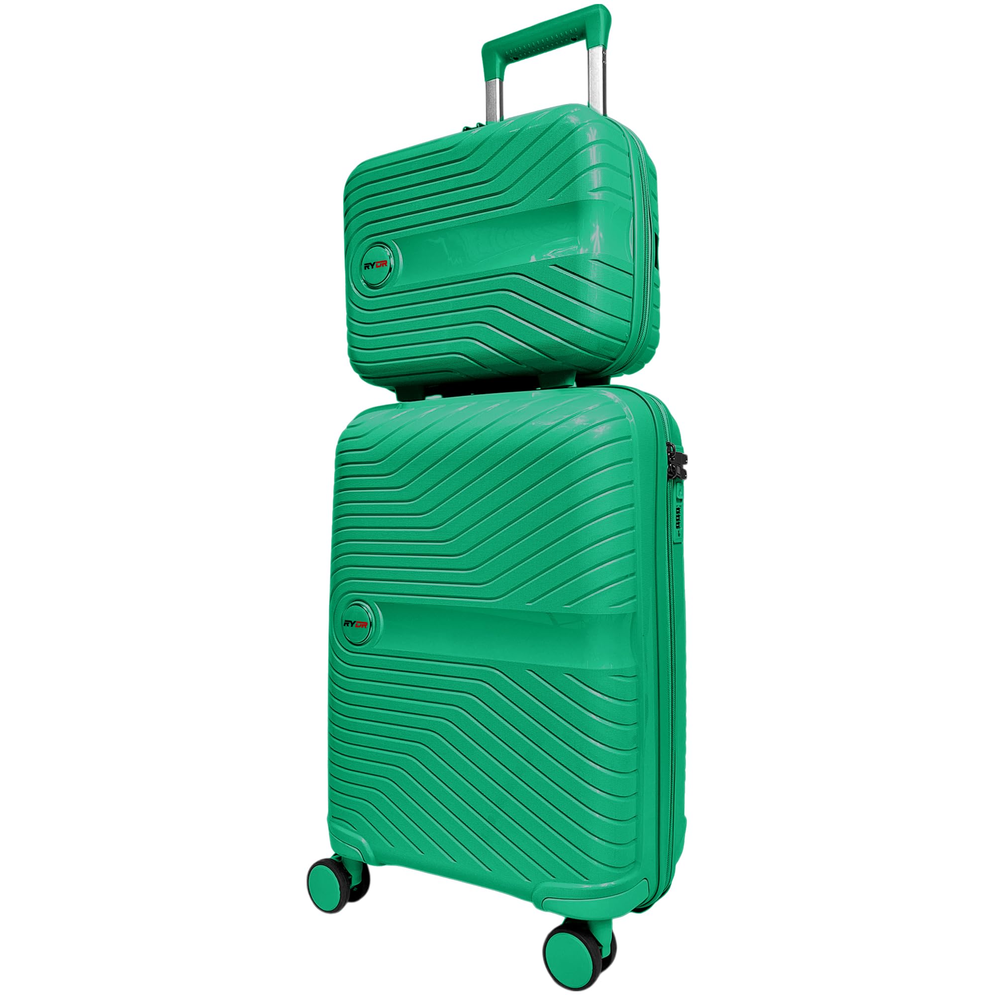 Valises légères RYDR lot de 2 bagages rigides taille M avec roues pivotantes et serrure - 7