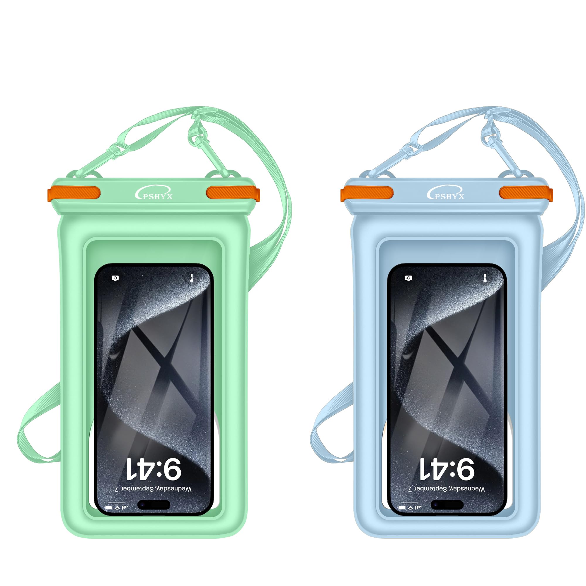 Bolsa impermeable flotante para teléfono, bolsa seca para teléfono, funda universal impermeable para iPhone 17, 16, 15, 14, 13, 12, 11 Pro Max, esencial para playa, buceo, deportes acuáticos, 2